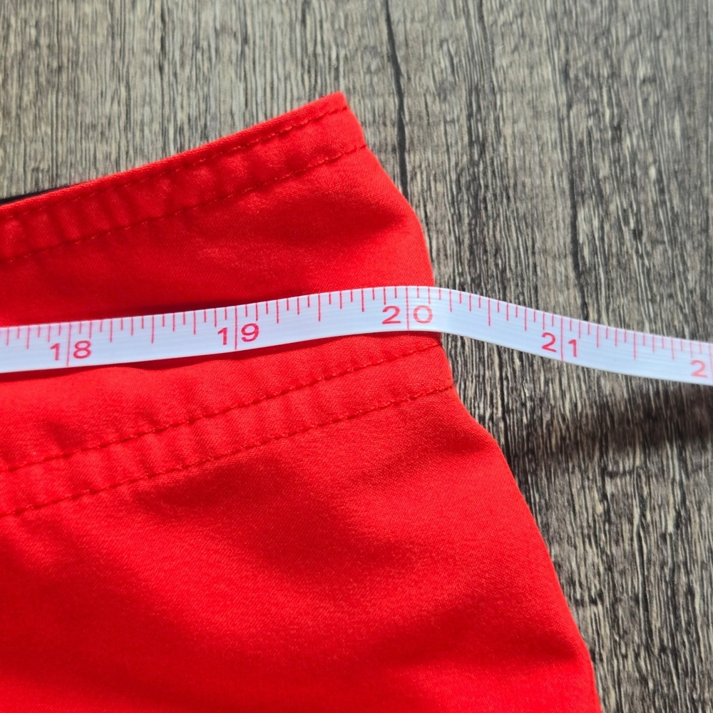 Nike 6.0 Mens Red Board Shorts Swim Trunks Size 38 Cargo Pocket Action Sports - Picture 10 of 11